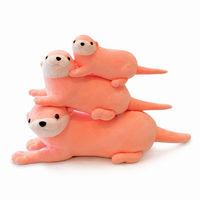 Otter Kuscheltier Rosa Weich - 40cm · 60cm · 80cm