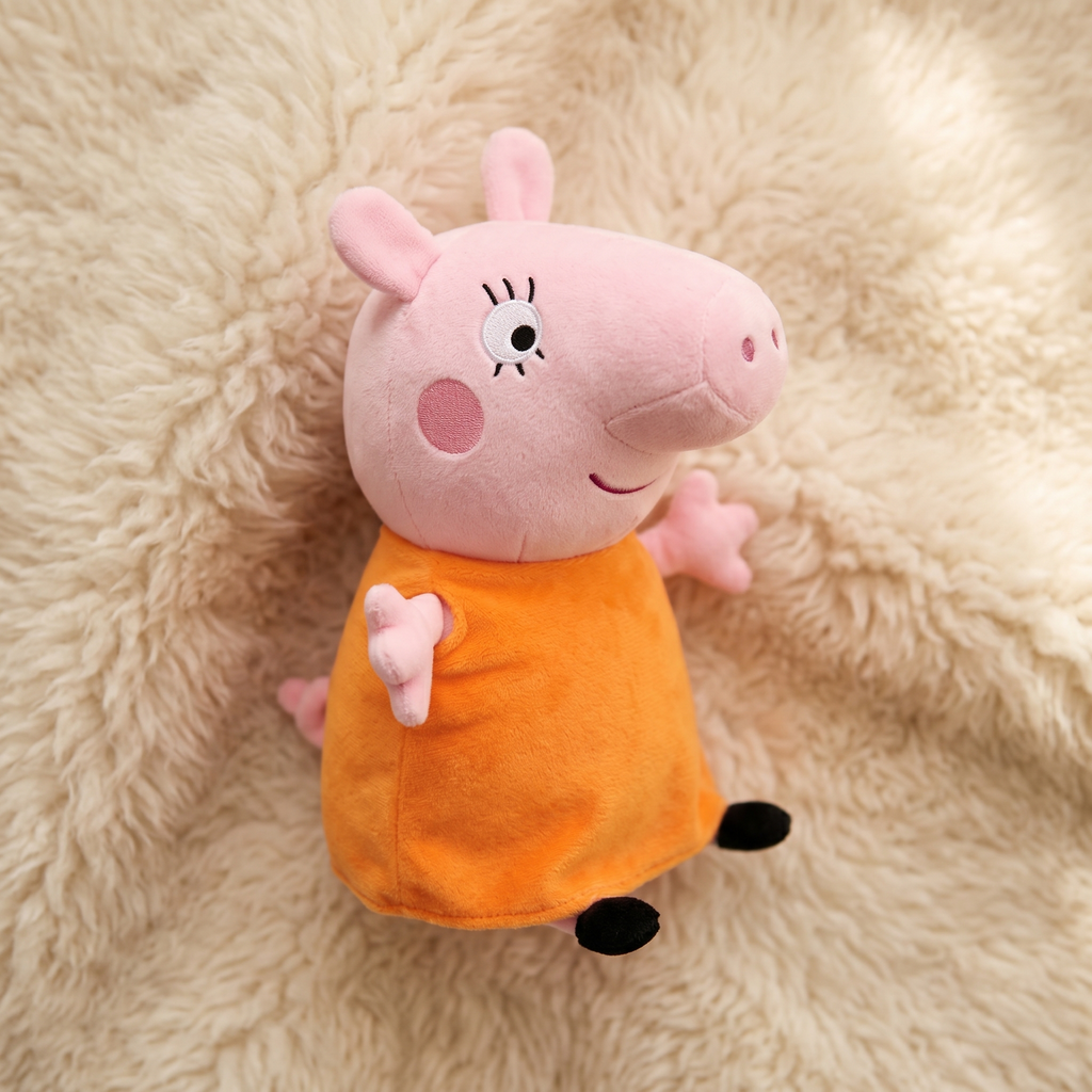 Mama Pig Kuscheltier Peppa Pig 19cm - Detail Material
