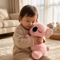 Rosa Koala Kissen Kuscheltier Beruhigend - Anwendung gemütlich Innenbereich