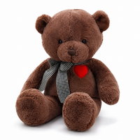 Brauner Bär Kuscheltier Herz - 35cm · 50-cm