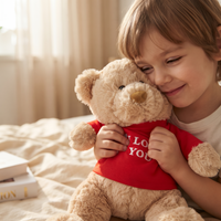 Teddybär Kuscheltier Valentinstag I Love You - Verwendung gemütlich zu Hause
