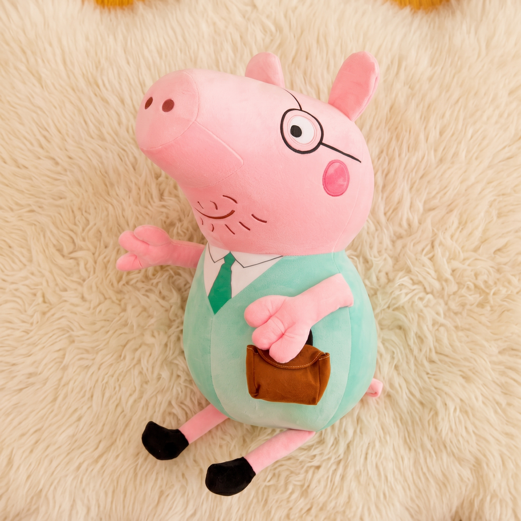 Papa Pig Kuscheltier Peppa Pig 25 cm - Detail Material