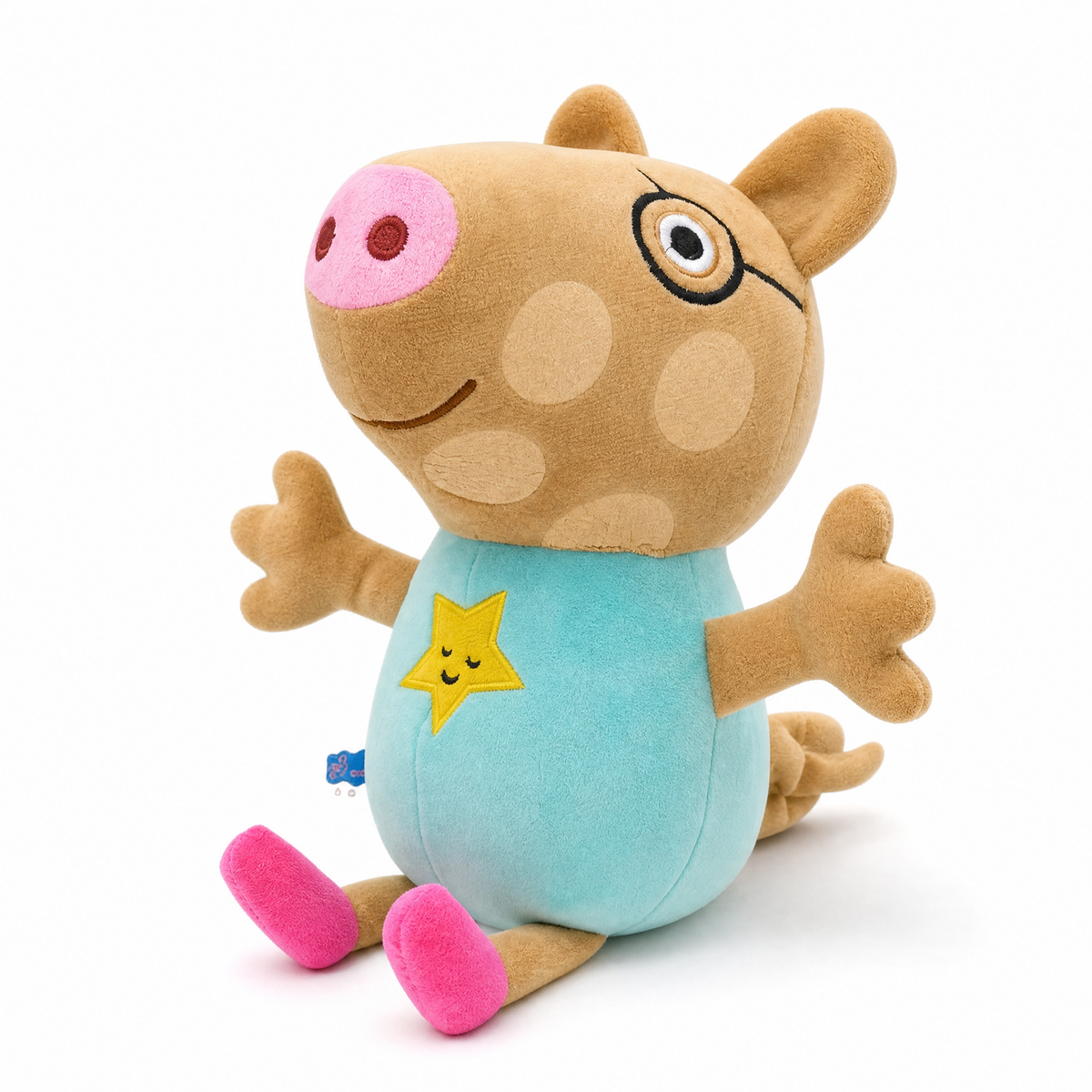 Pedro Pony Kuscheltier Peppa Pig 19 cm - Weißer Hintergrund frontal