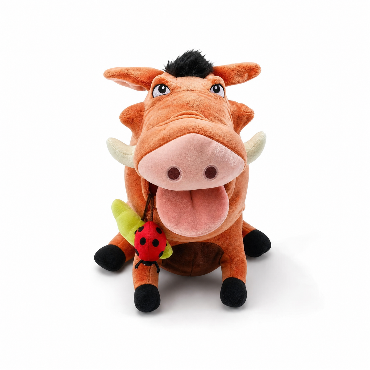 Pumbaa Kuscheltier König der Löwen 37 cm - Weißer Hintergrund frontal