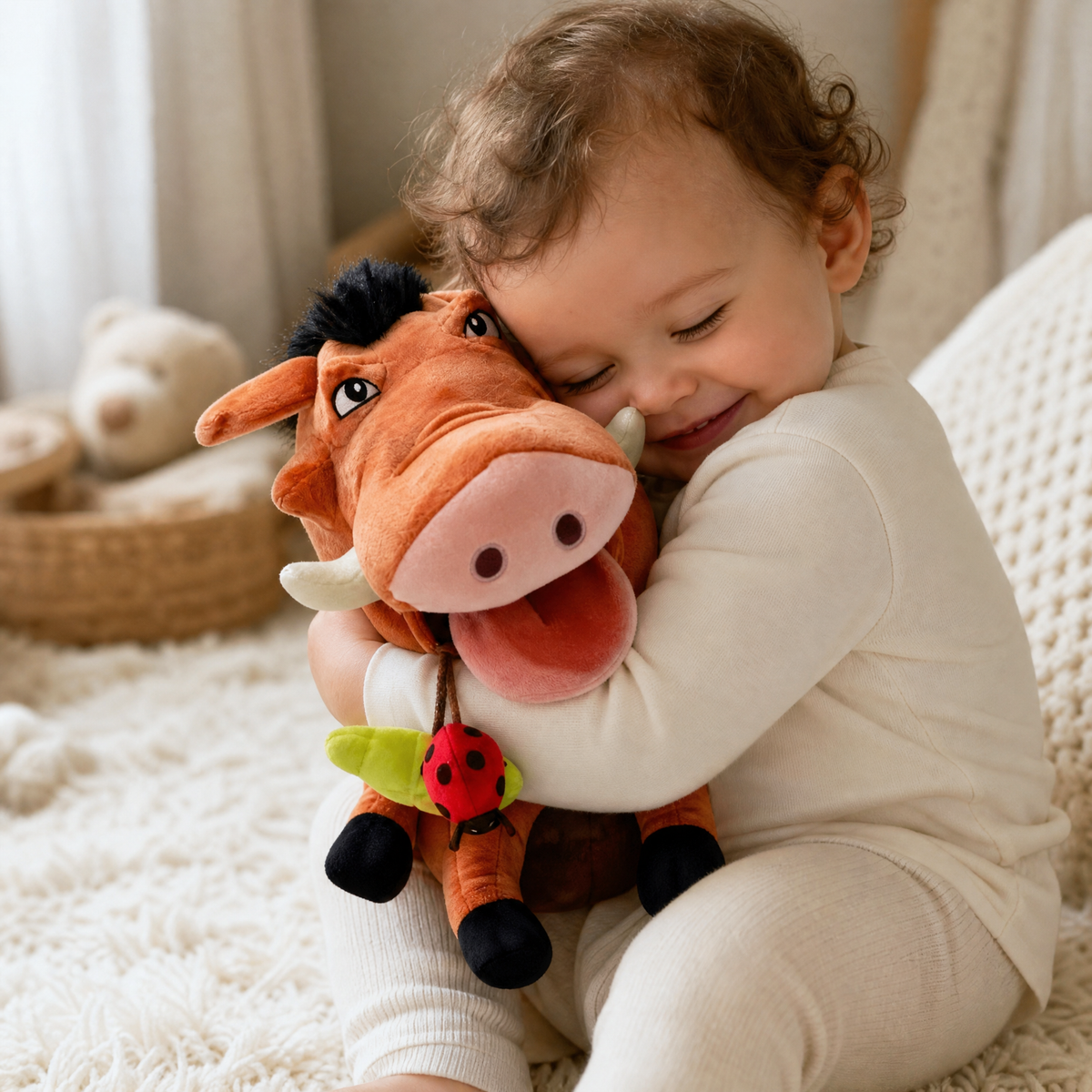 Pumbaa Kuscheltier König der Löwen 37 cm - Gemütliche Nutzung drinnen