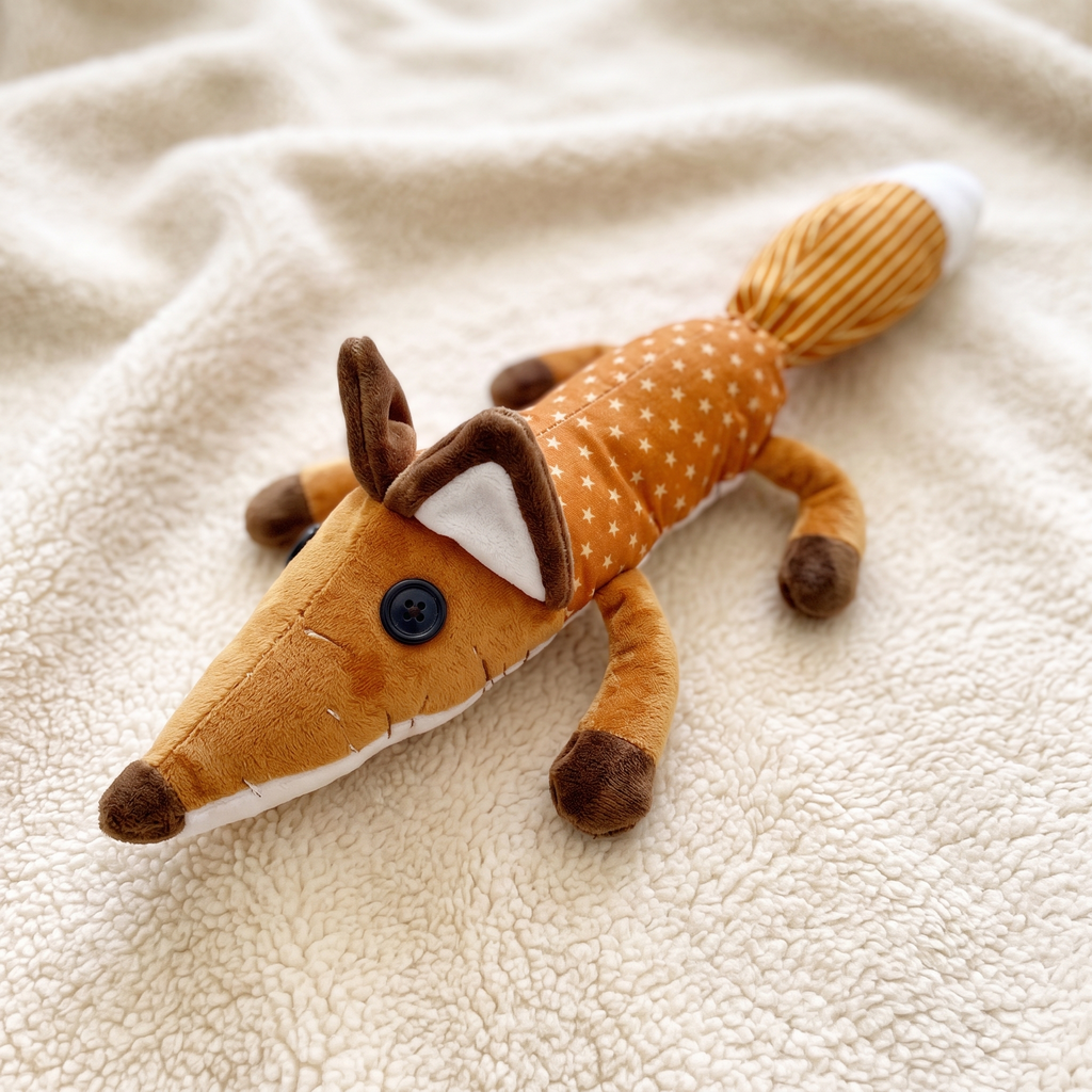 Fuchs Kuscheltier Der Kleine Prinz 40 cm - Detail Material