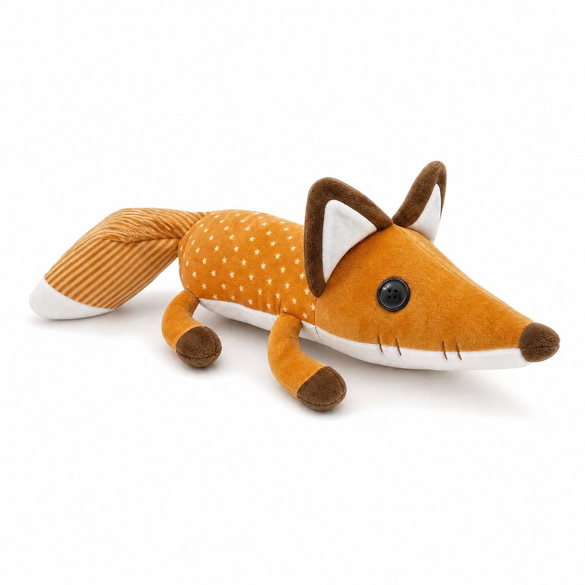 Fuchs Kuscheltier Der Kleine Prinz 40 cm - weißer Hintergrund Frontal