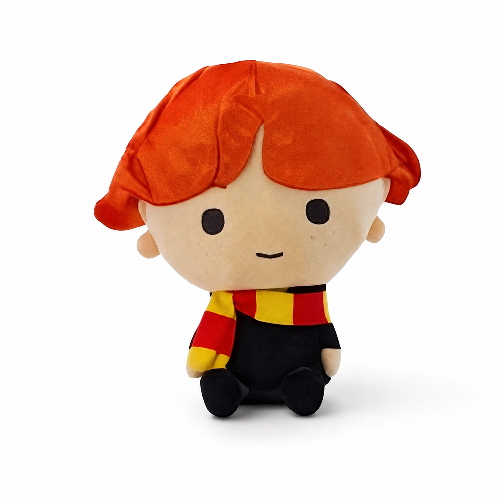 Ron Weasley Kuscheltier 30cm Kawaii-Stil - Weißer Hintergrund frontal