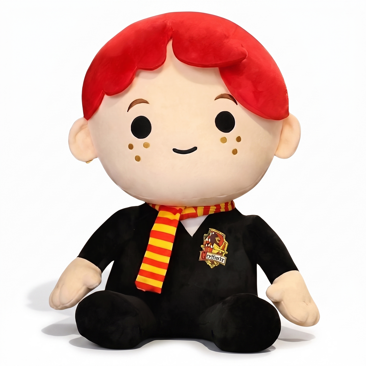 Ron Weasley Kuscheltier im Zaubererumhang - Weißer Hintergrund frontal