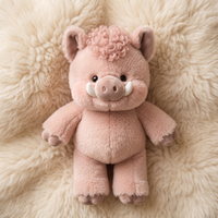 Wildschwein Kuscheltier interaktiv läuft - Detail Material