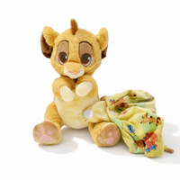 Simba Kuscheltier mit abnehmbarer Decke - Weißer Hintergrund frontal