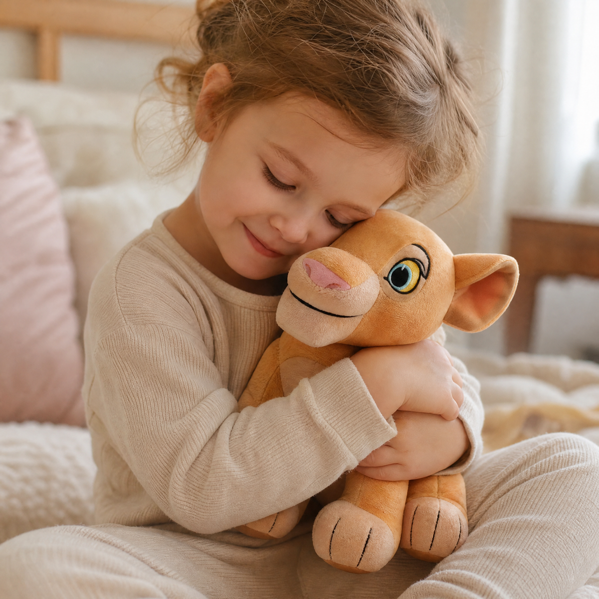 Simba und Nala Duo König der Löwen Kuscheltier 26cm - Gemütliche Nutzung drinnen