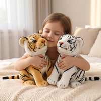 Baby Tiger Kuscheltier realistisch 23cm - Verwendung gemütlich drinnen