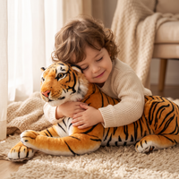 Tiger Kuscheltierkissen XXL gemütlich - Verwendung gemütlich drinnen
