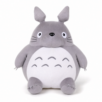 Totoro Kuscheltier weich mehrere Größen - weißer Hintergrund frontal