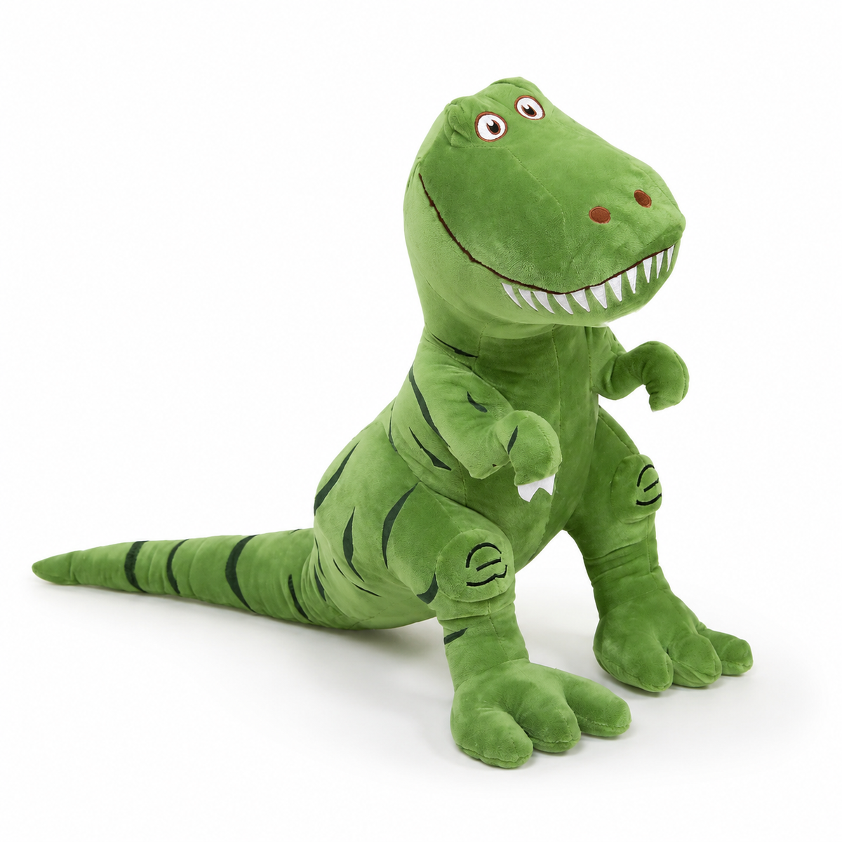 Grüner T-Rex Kuscheltier zum Liebhaben - 40cm · 55cm · 70cm · 100cm