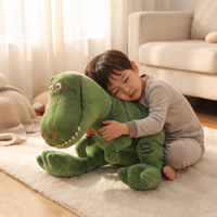 Grüner T-Rex Kuscheltier zum Liebhaben - Gemütliche Nutzung im Innenbereich