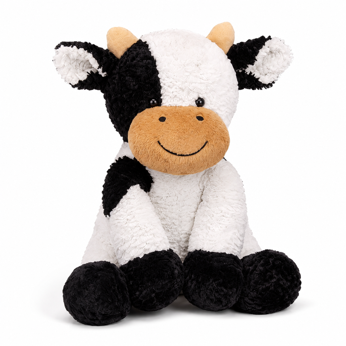 Schwarz-weiße weiche Kuh Kuscheltier - 25cm · 70cm · 50cm · 35cm