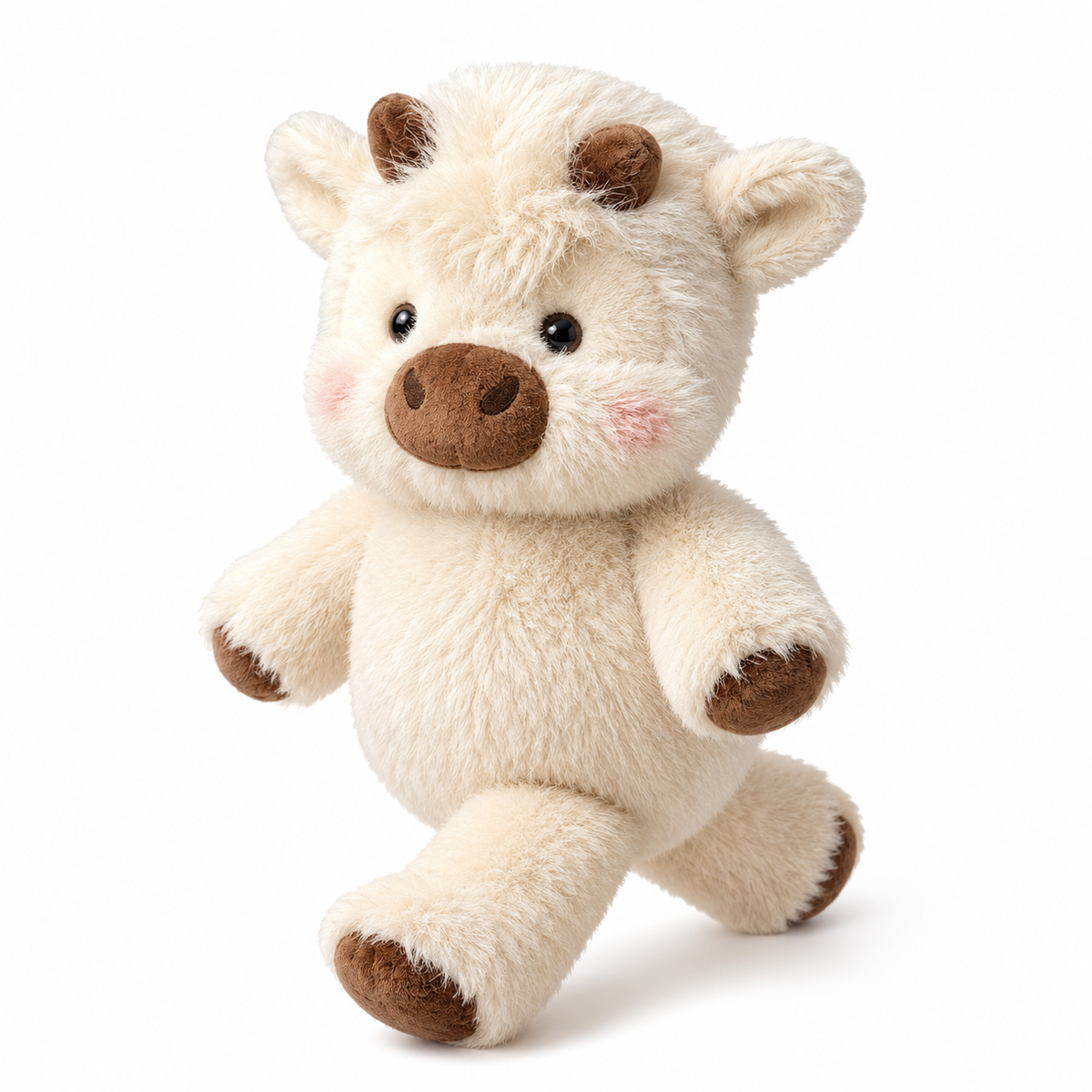 Interaktive laufende Kuh Kuscheltier - Beige / 45 cm · Beige / 60 cm