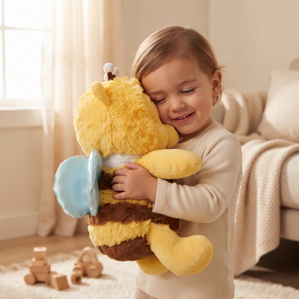 Winnie Puuh Kuscheltier im Bienenkostüm 50 cm - Verwendung gemütlich drinnen