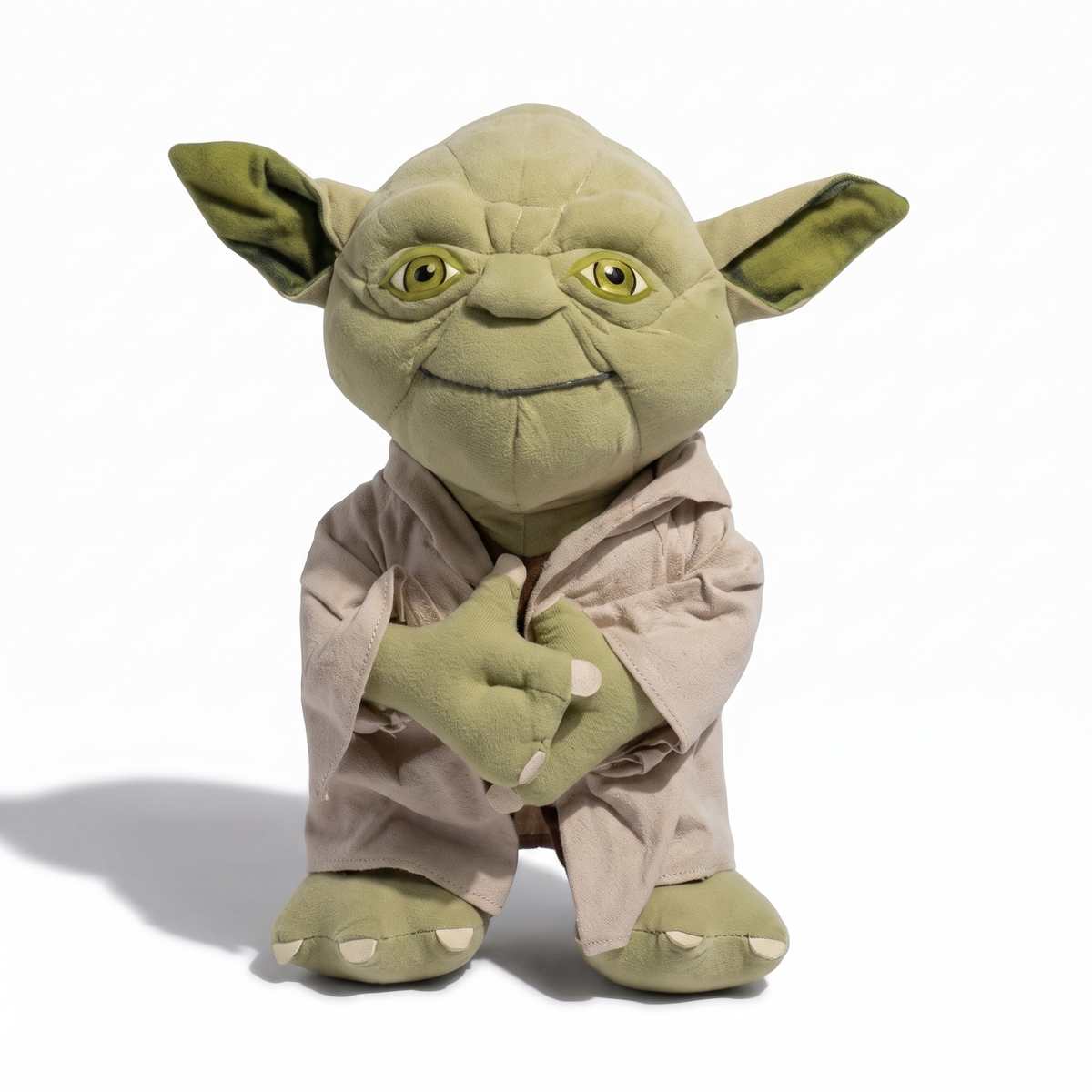 Yoda Kuscheltier mit Saugnapf Star Wars - Weißer Hintergrund Frontalansicht