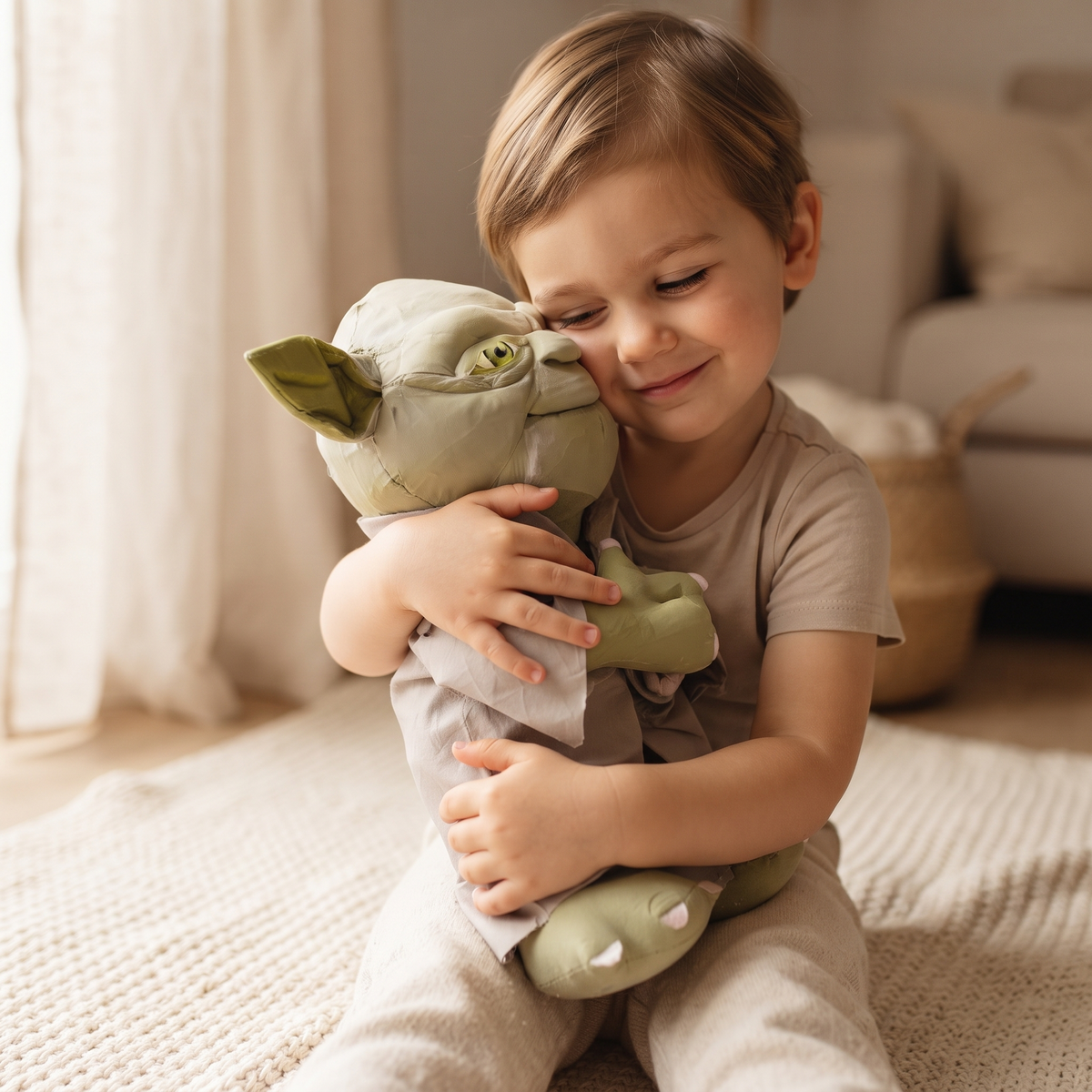 Yoda Kuscheltier mit Saugnapf Star Wars - Gemütlicher Einsatz drinnen