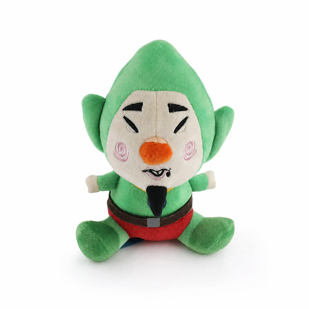 Tingle Kuscheltier Zelda Videospielfigur - Weißer Hintergrund frontal