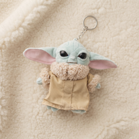 Baby Yoda Grogu Plüsch Schlüsselanhänger Star Wars - Detailansicht Material