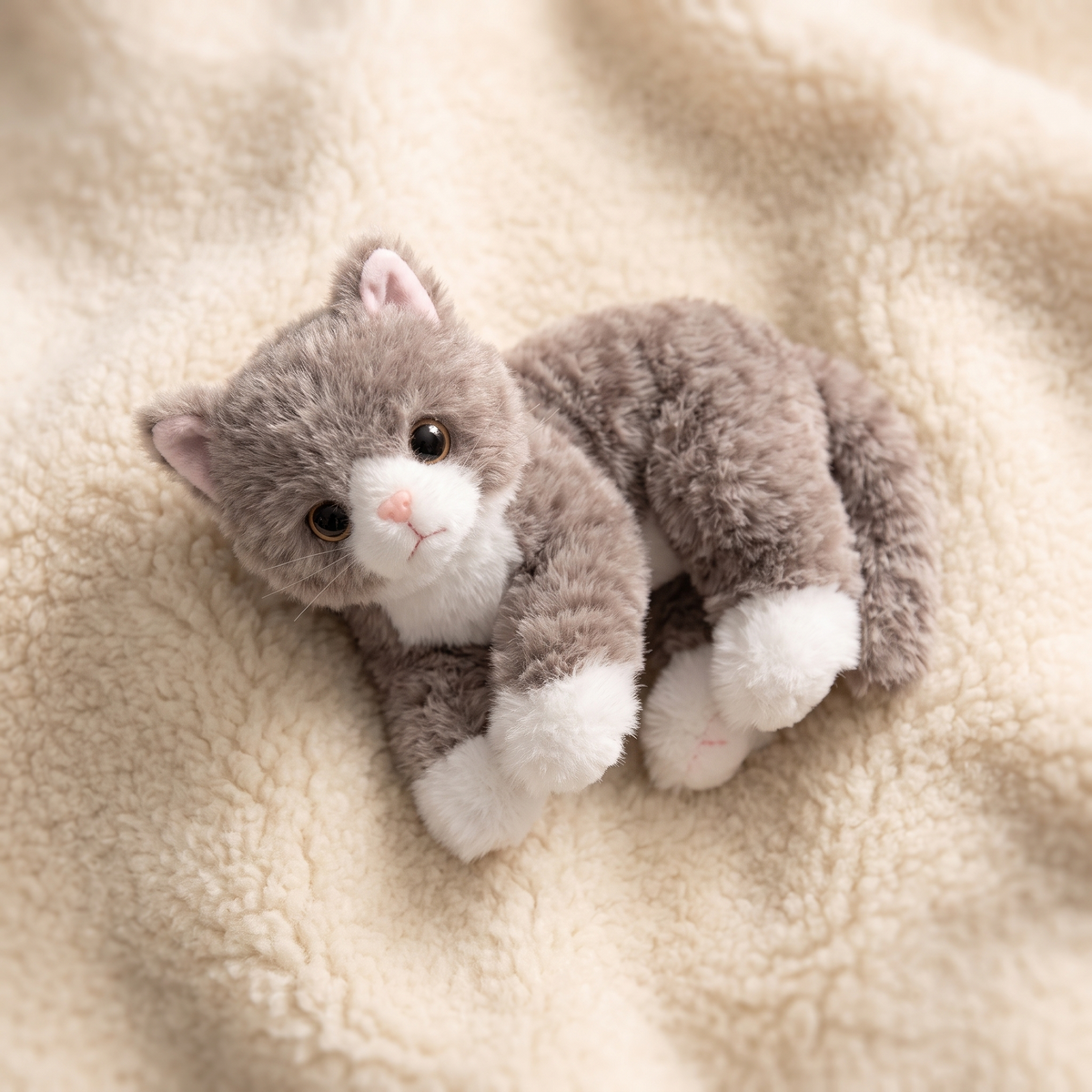 Realistische Katze Kuscheltier - Material-Detail