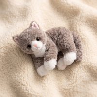 Realistische Katze Kuscheltier - Material-Detail