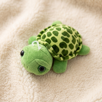 Schildkröte Kuscheltier mit großen Augen - Detailansicht Material
